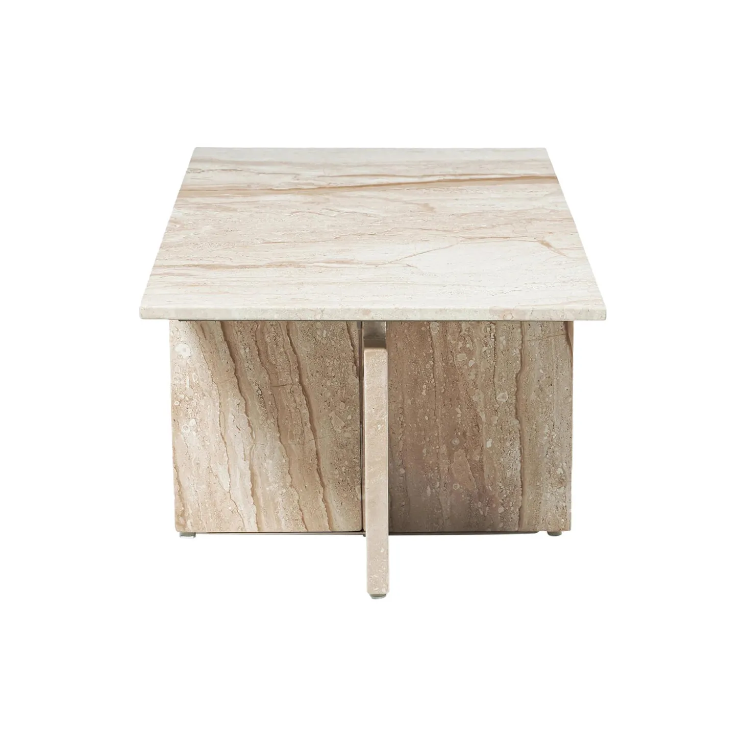 Marisa sofabord, travertin beige