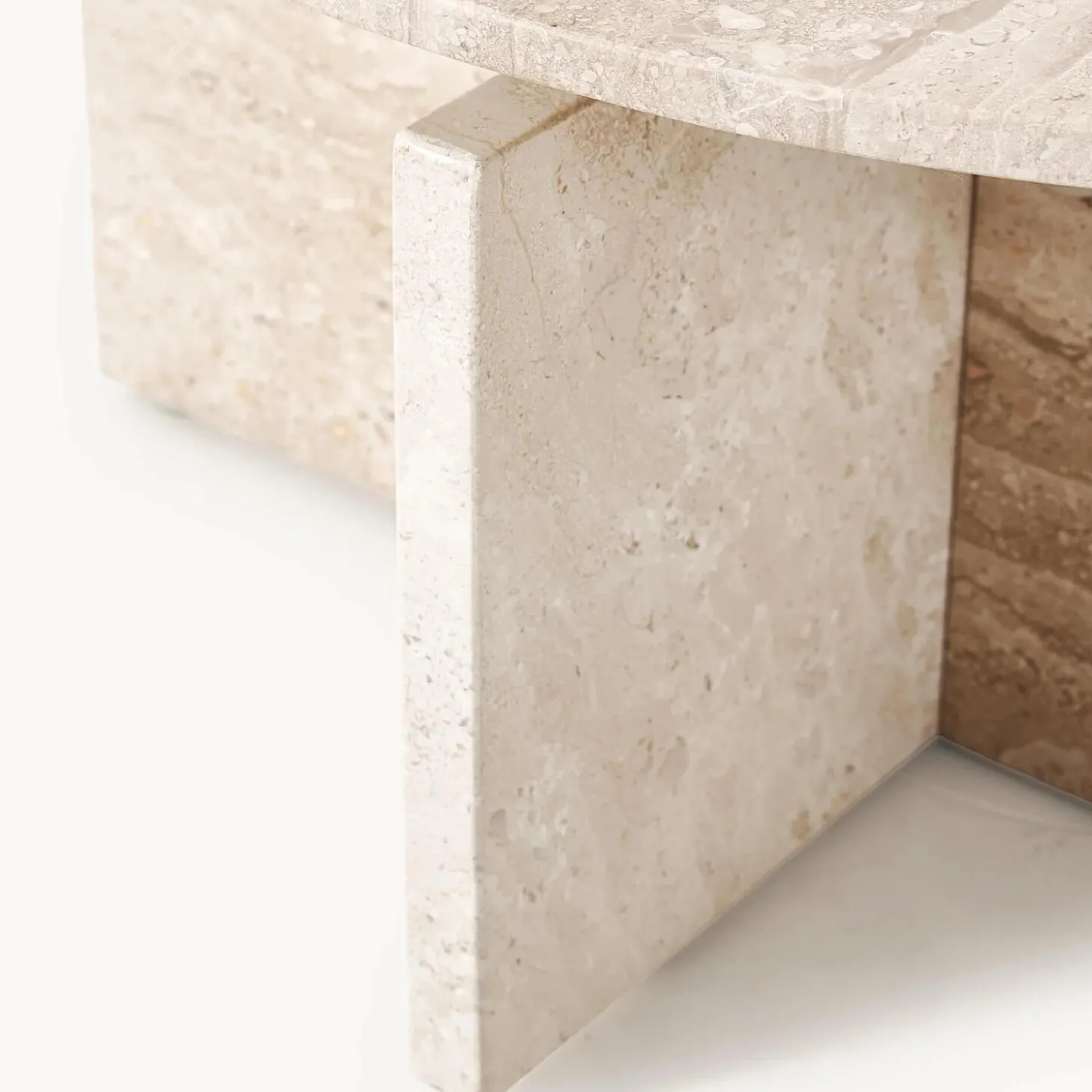 Marisa sofabord, travertin beige