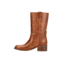 MARTINA Western støvler, cognac