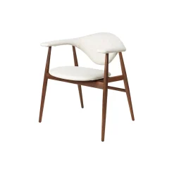 Masculo Dining Chair, Plain 0026/oiled american walnut