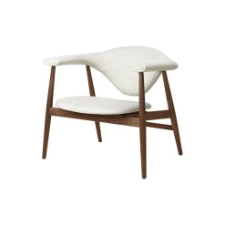 Masculo Lounge Chair, Plain 0026/oiled american walnut