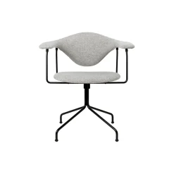 Masculo Meeting Chair with Swivel Base, Hallingdal 116/black semi matt