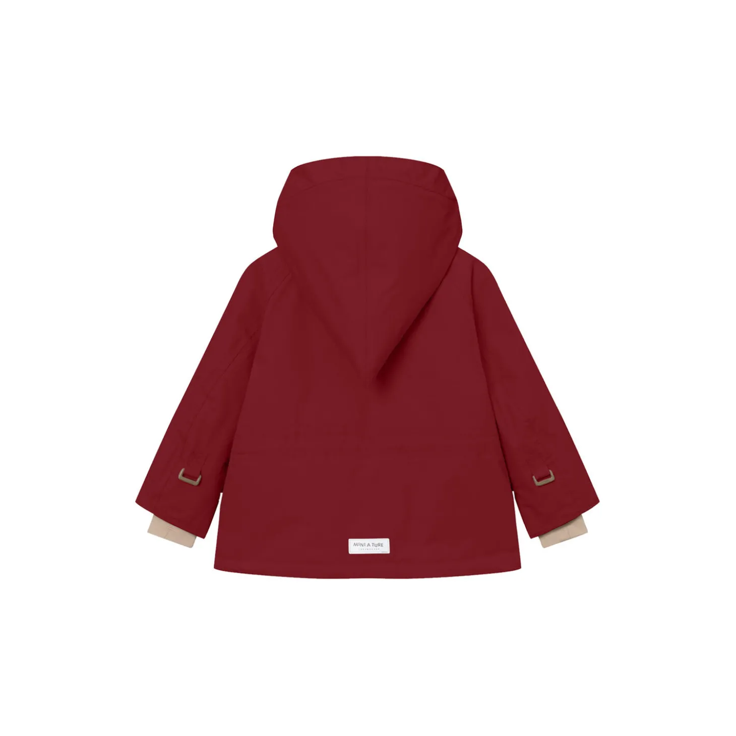 MATWANG Fleece Lined Winter Jacket, red merlot