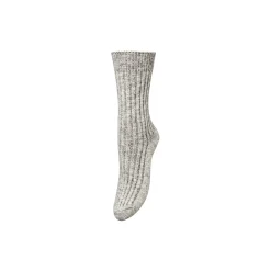 Melange Cotta Sock, melange brown