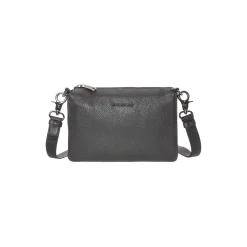 Mellow Leather Pochette, nero