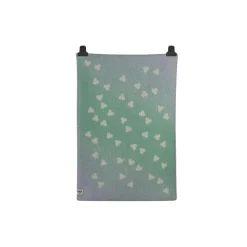 MELVIN Baby Size Throw, turquoise/lavender