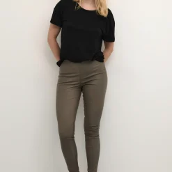 MemeKB Leather Pants, walnut