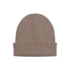Merino Wool Beanie, warm taupe