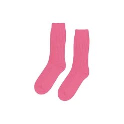 Merino Wool Blend Sock, bubblegum pink