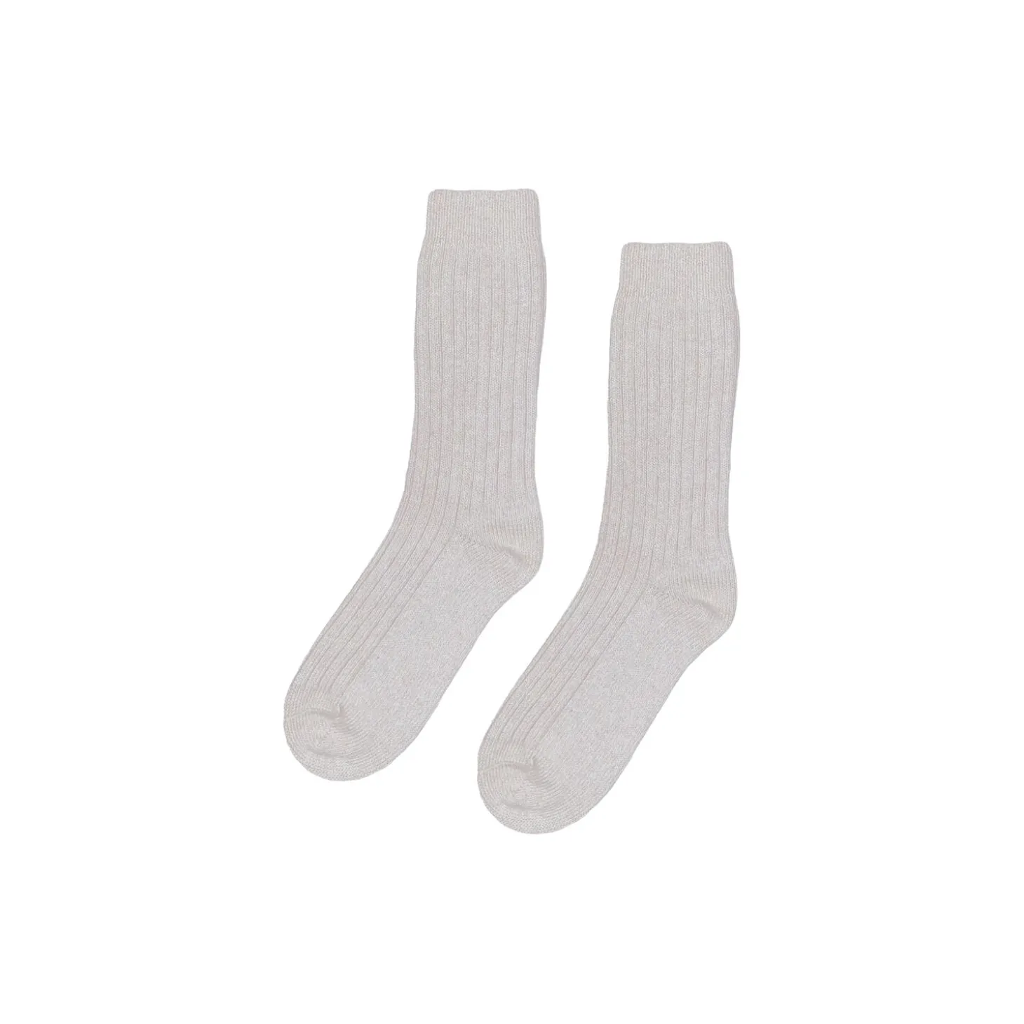 Merino Wool Blend Sock, heather grey