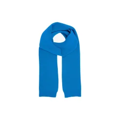 Merino Wool Scarf, pacific blue