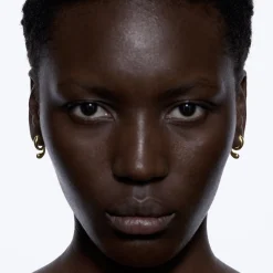 Mermaid Splash Huggie, gold