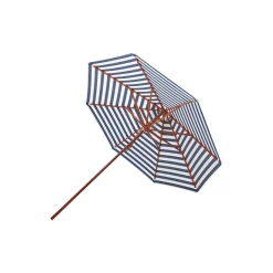 Messina Umbrella Ø270, dark blue stripe