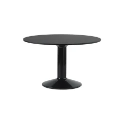 Midst Table, black linoleum/black