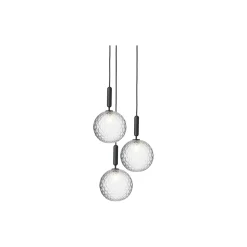 Miira 3 Large Pendant, rock grey/optic