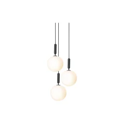 Miira 3 Large Pendant, rock grey/opal