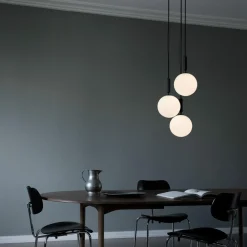 Miira 3 Large Pendant, rock grey/opal