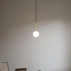 Miira 1 Pendant, brass/opal