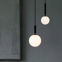 Miira 1 Pendant, rock grey/opal