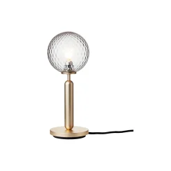 Miira Table Lamp, brass/optic clear