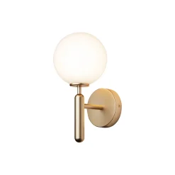 Miira Wall Lamp, brass/opal