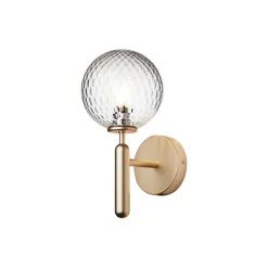 Miira Wall Lamp, brass/optic clear