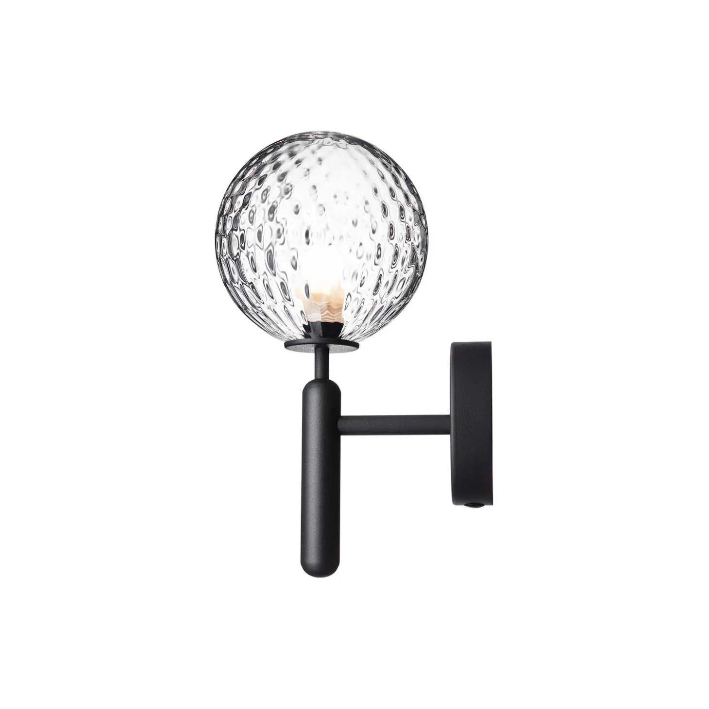 Miira Wall Lamp, rock grey/optic clear