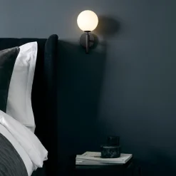 Miira Wall Lamp, rock grey/opal