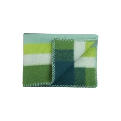MIKKEL Baby Size Throw, green