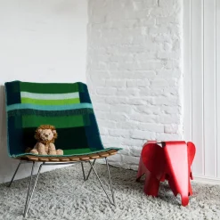 MIKKEL Baby Size Throw, green