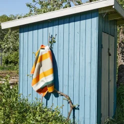 MIKKEL Half Size Throw, orange