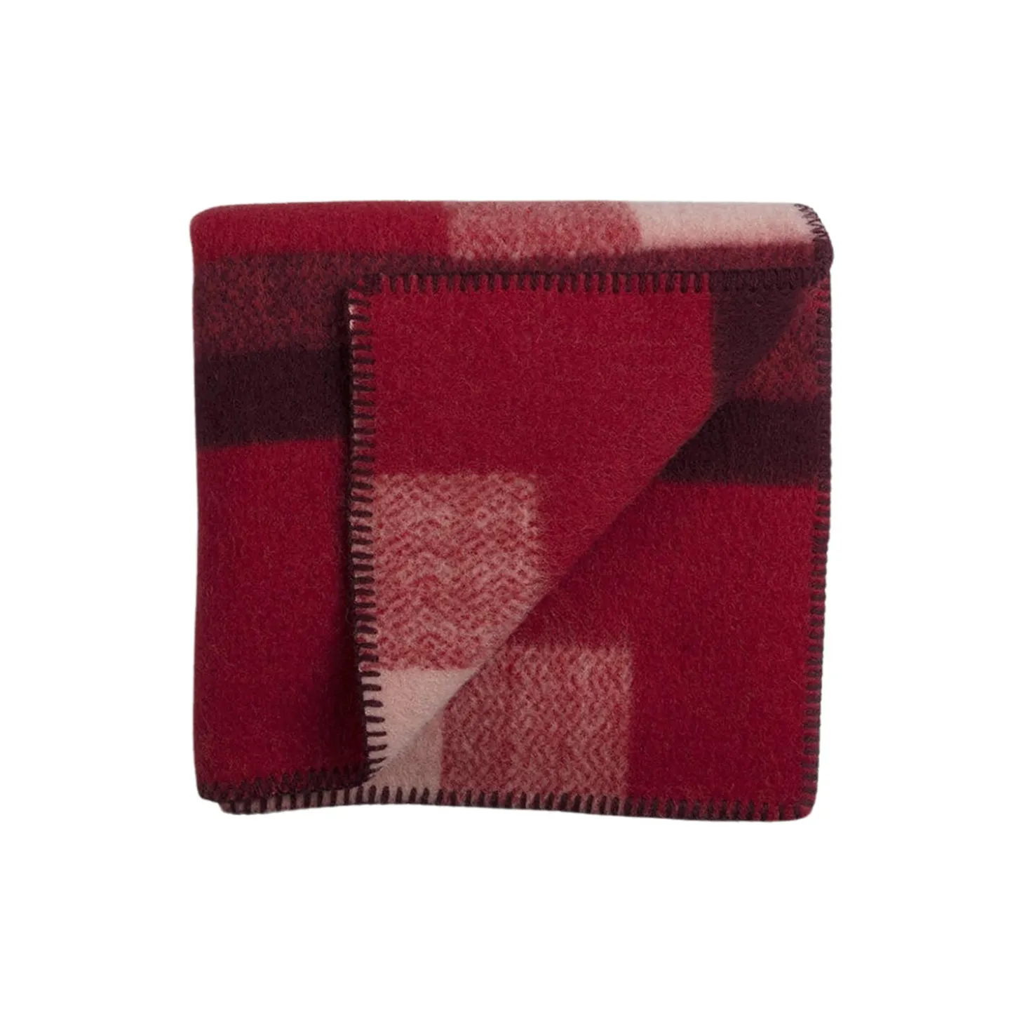 MIKKEL Half Size Throw, red