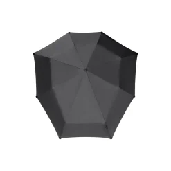 Mini foldable storm umbrella, pure black