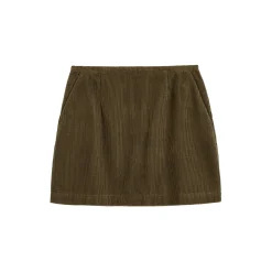 Mini Skirt Corduroy, bark