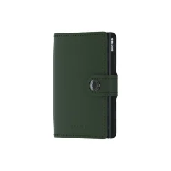 Miniwallet, matte green/black