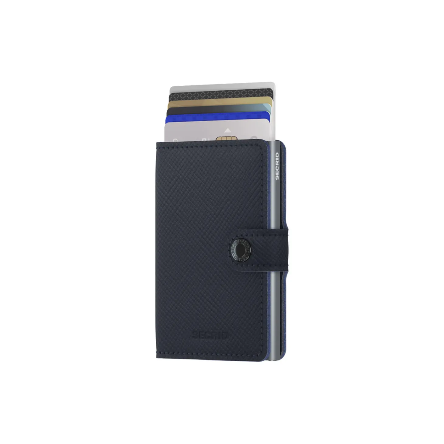 Miniwallet, saffiano navy