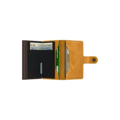 Miniwallet, vintage ochre