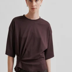 Missouri Tee, chocolate plum