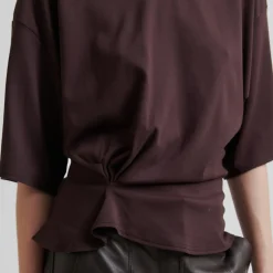 Missouri Tee, chocolate plum