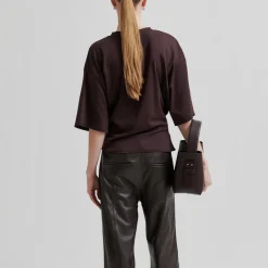 Missouri Tee, chocolate plum