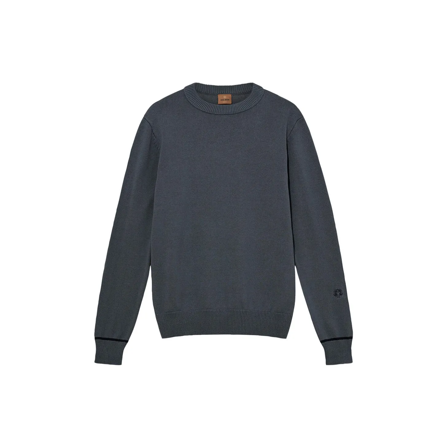 MMGBarella Crew Knit, flint stone