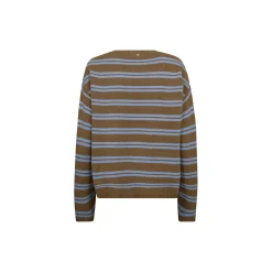 MMKhai Two Stripe Knit, true camel