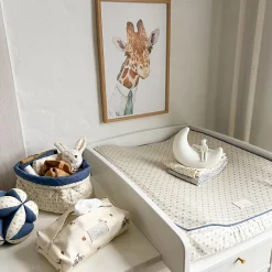 Måne natlampe, off-white