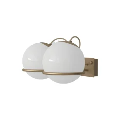 Model 237/2 Wall Lamp, opaline/champagne