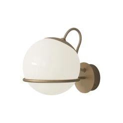 Model 237/1 Wall Lamp, opaline/champagne