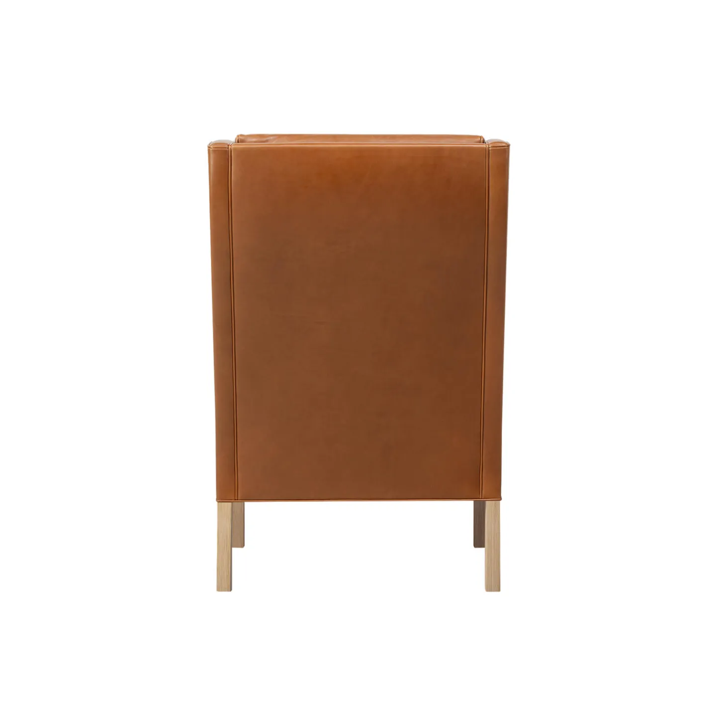 Mogensen 2204 Øreklapstolen, russet brown/lysolieret eg