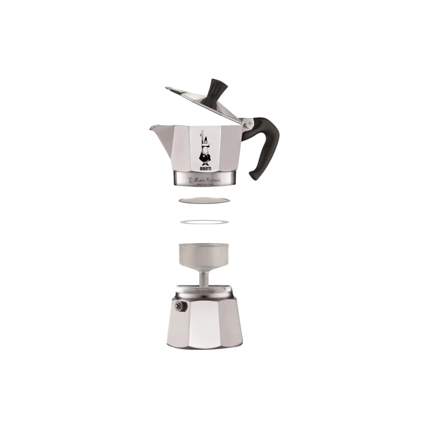 Moka Express espressokande, 2 kopper