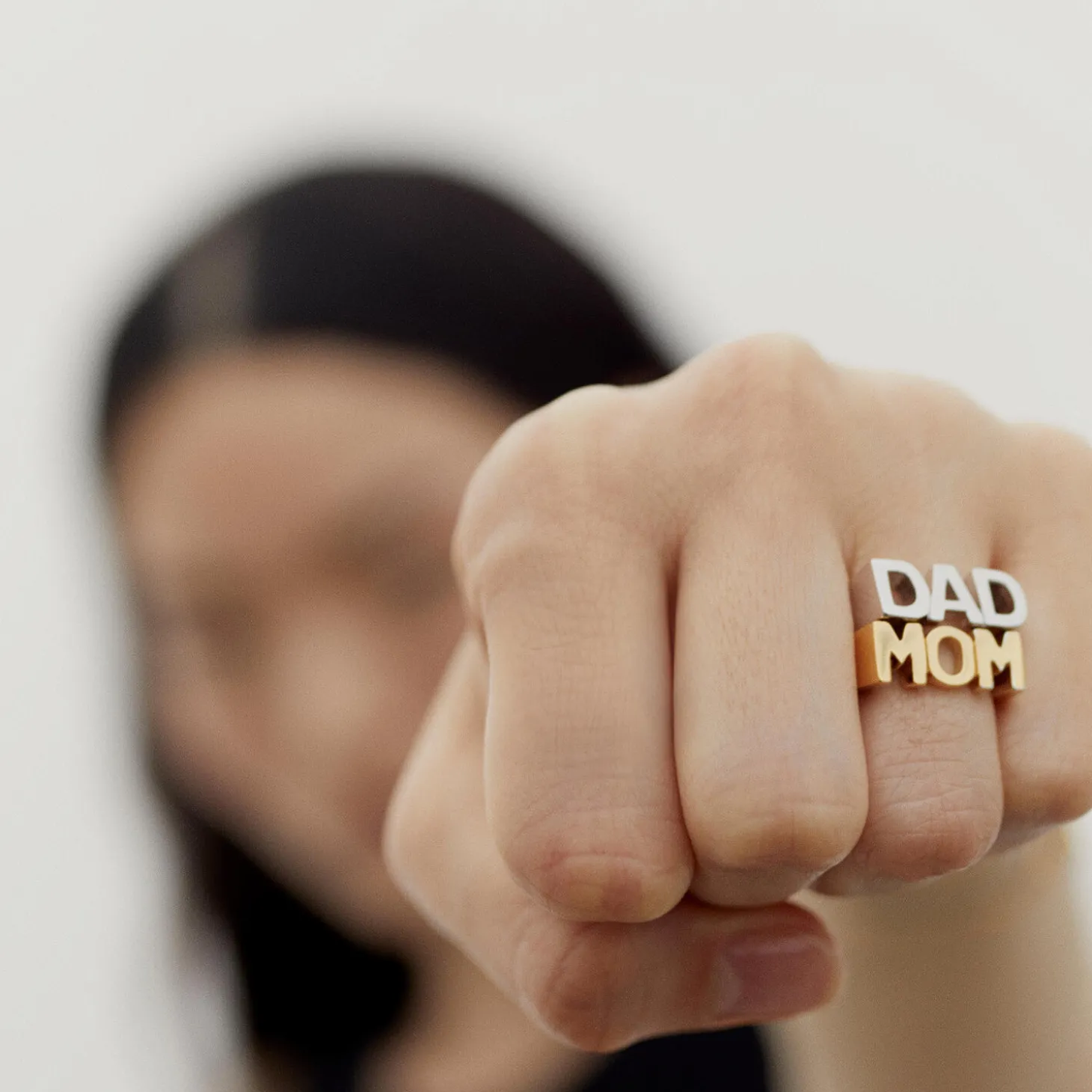 Mom Ring, gold