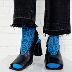 MONOGRAM strømper, blue