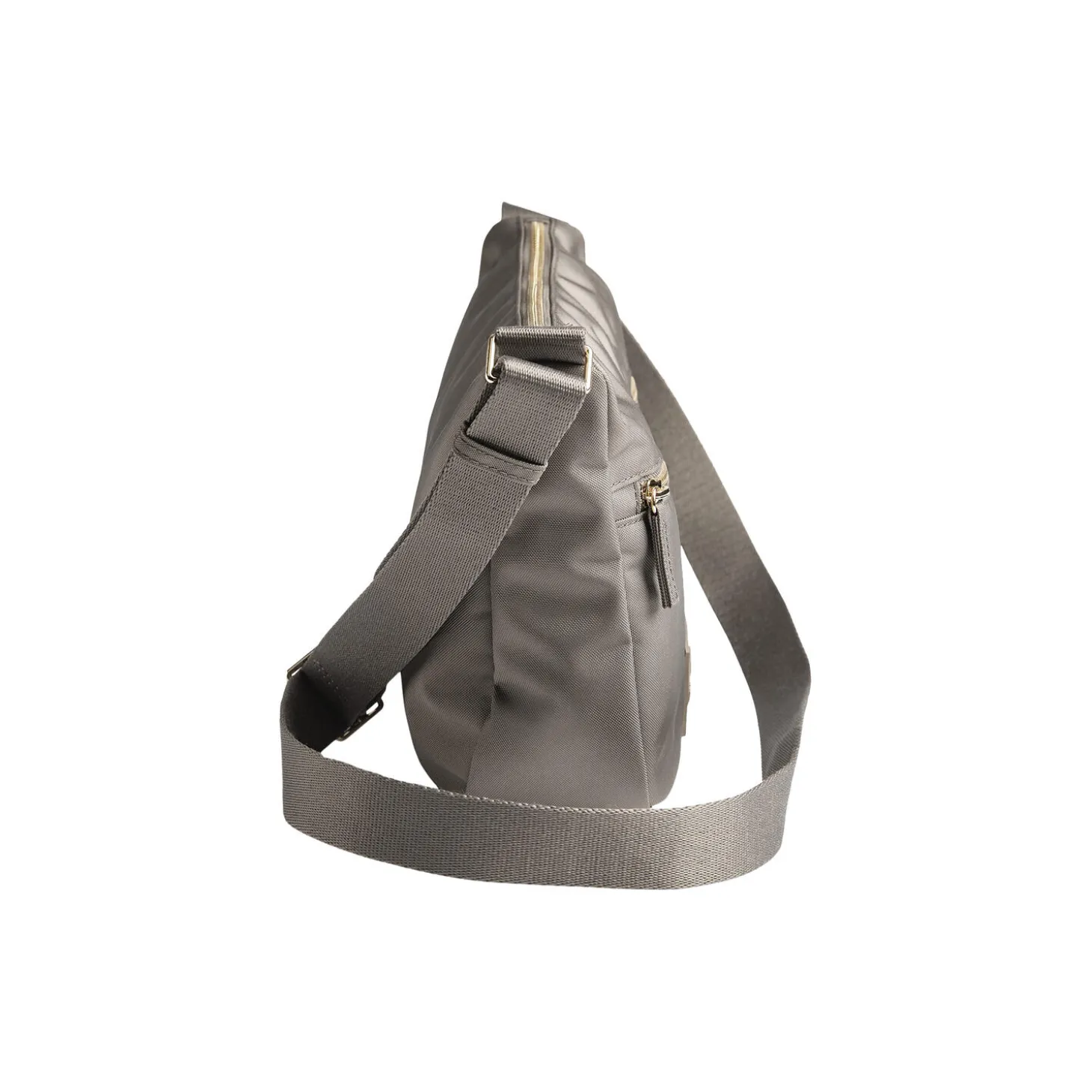 MonoMBG Crossbody Bag Recycled, walnut w/gold